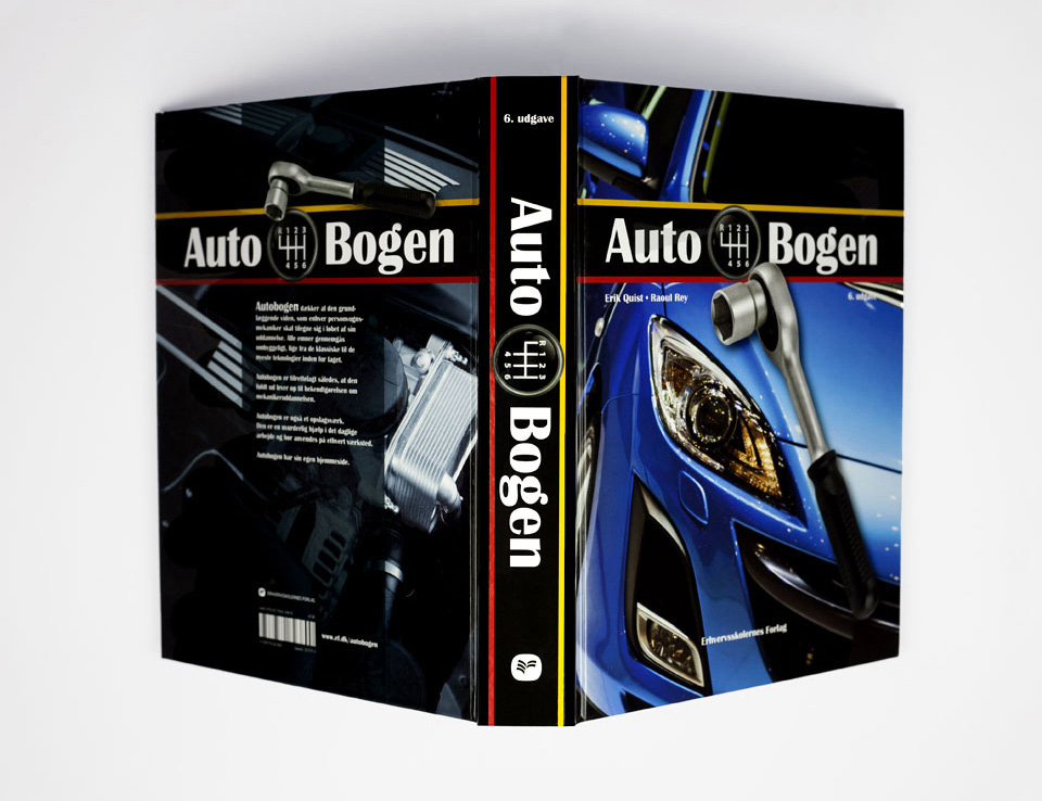 Autobogen - forside, ryg, bagside